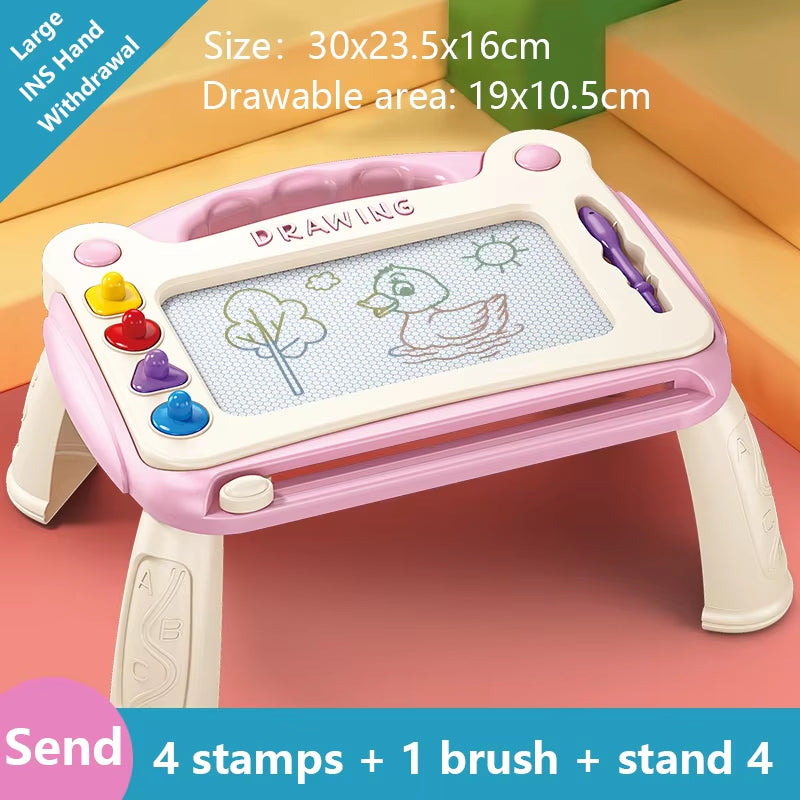 Magnetic Drawing Board for Children - Educational Art Tool and Graffiti Board Gift for Kids