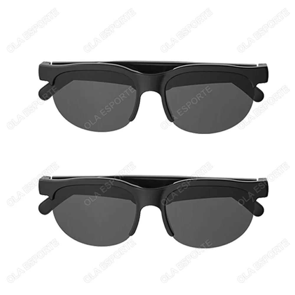 Revolutionary Smart Glasses for Men with Bluetooth 5.3 Earphones - Experience Enhanced Vision and Audio with Anti-Blue Ray Technology and Touch Control