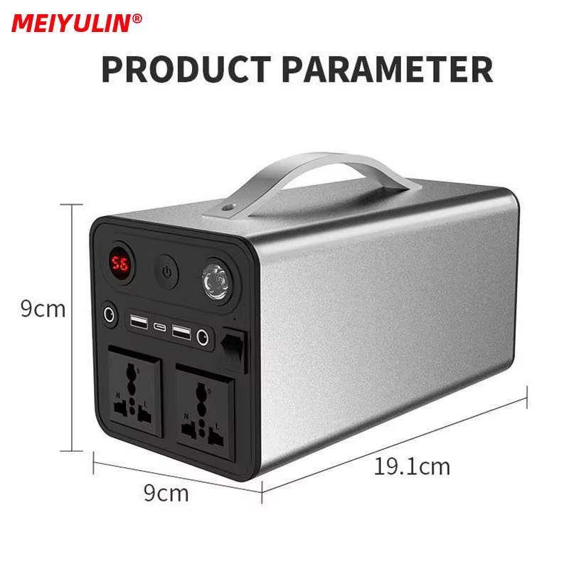 90000Mah Solar Generator Lifepo4 Power Supply Station 300W Portable Auxiliary Battery Power Bank USB C PD DC for Outdoor Camping