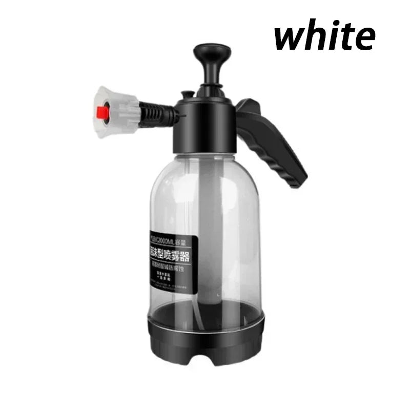 2L Hand-Held Foam Sprayer for Effortless Car Washing and Disinfection - High-Pressure Watering Can for Ultimate Cleanliness
