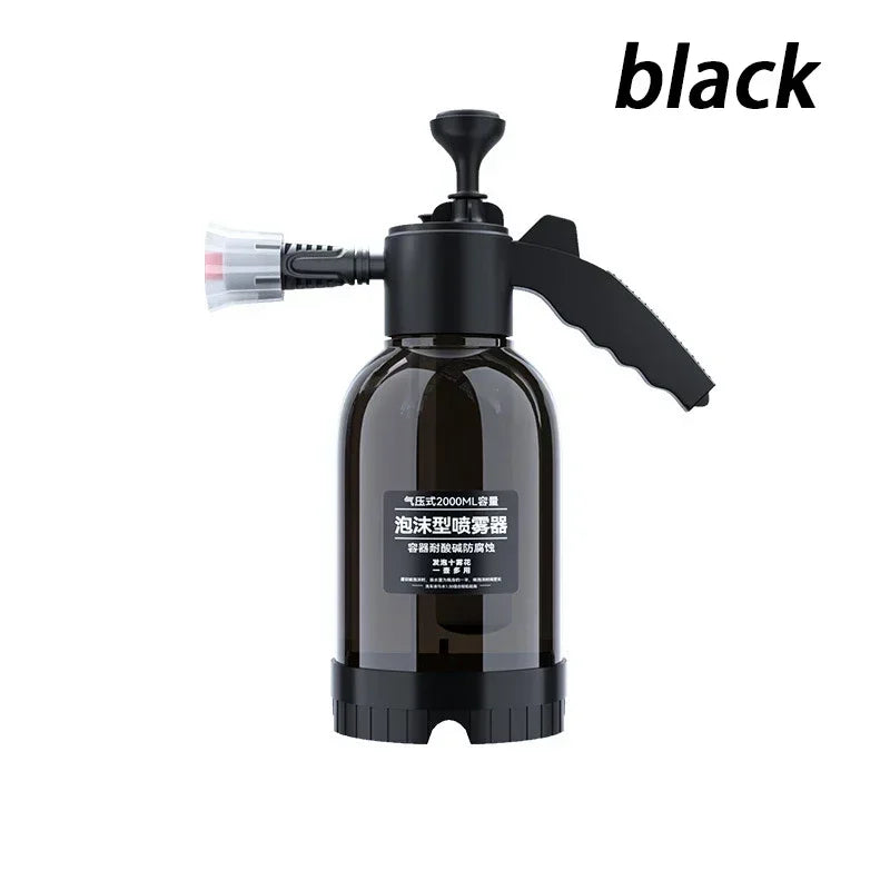 2L Hand-Held Foam Sprayer for Effortless Car Washing and Disinfection - High-Pressure Watering Can for Ultimate Cleanliness