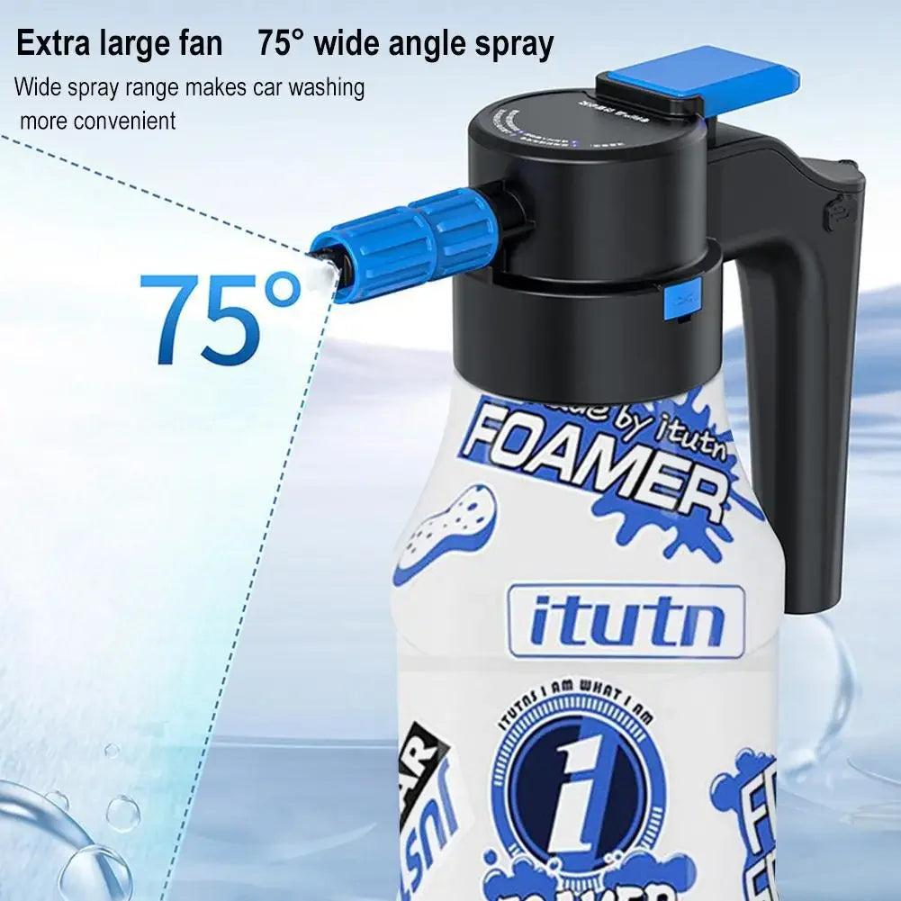 Electric Foam Sprayer 1.5L | Powerful 2600mAh Lithium Battery Foam Lance for Effortless Car Washing & Cleaning