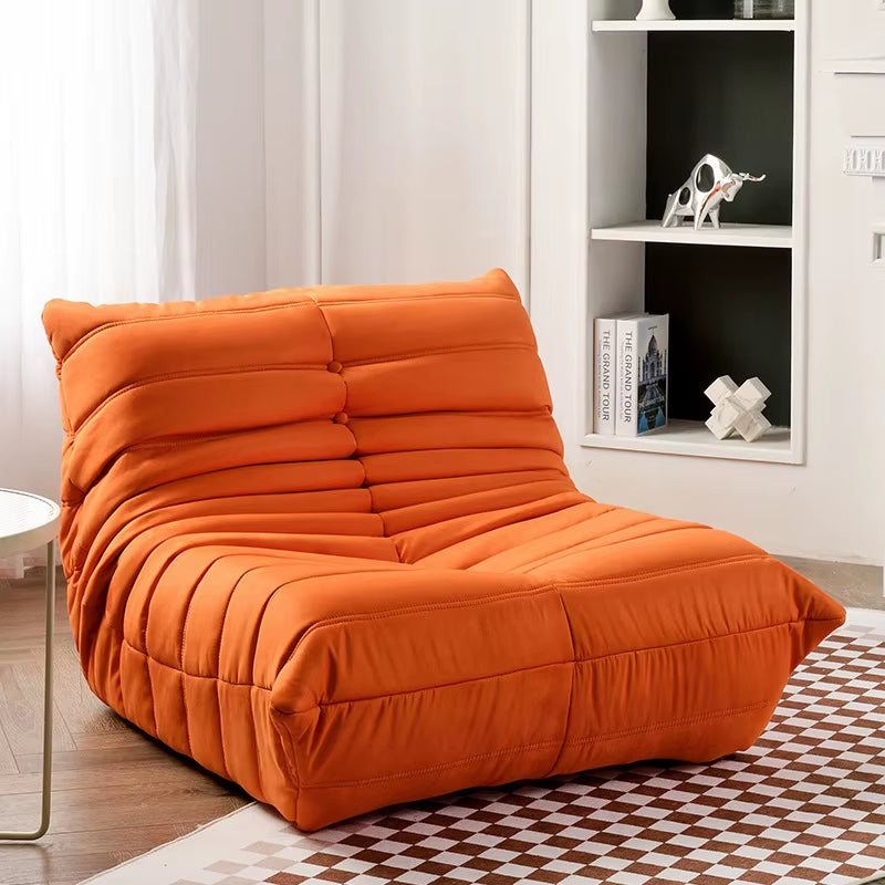 Caterpillar Sofa Simple Togo Casual Lazy Sofa Creative Furniture Nordic Tatami Single Sofa Recliner Celebrity Balcony