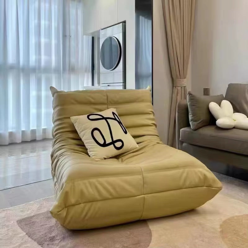 Caterpillar Sofa Simple Togo Casual Lazy Sofa Creative Furniture Nordic Tatami Single Sofa Recliner Celebrity Balcony