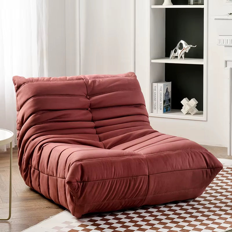 Caterpillar Sofa Simple Togo Casual Lazy Sofa Creative Furniture Nordic Tatami Single Sofa Recliner Celebrity Balcony