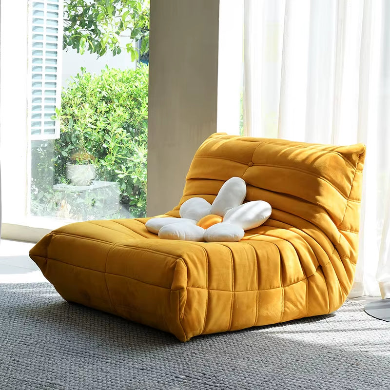 Caterpillar Sofa Simple Togo Casual Lazy Sofa Creative Furniture Nordic Tatami Single Sofa Recliner Celebrity Balcony