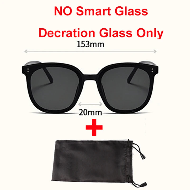 Revolutionary Smart Glasses for Men with Bluetooth 5.3 Earphones - Experience Enhanced Vision and Audio with Anti-Blue Ray Technology and Touch Control