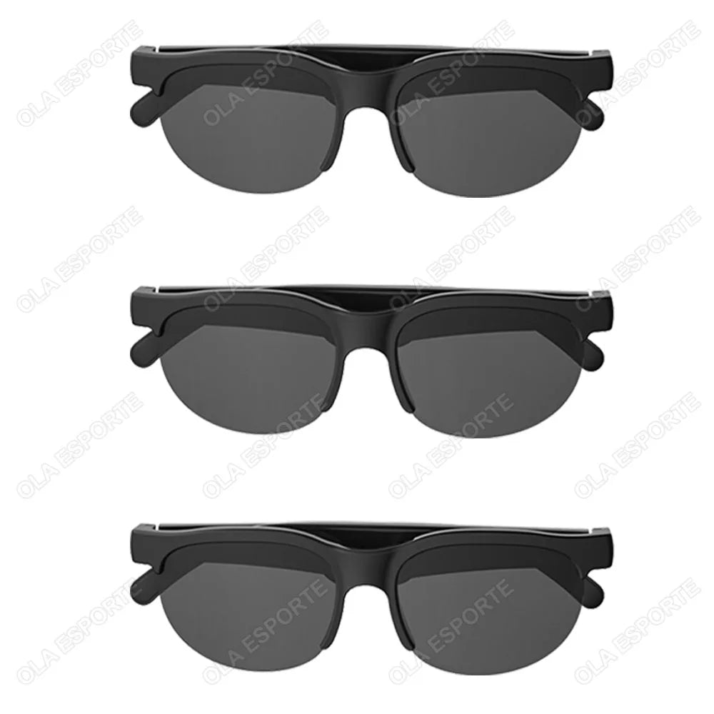 Revolutionary Smart Glasses for Men with Bluetooth 5.3 Earphones - Experience Enhanced Vision and Audio with Anti-Blue Ray Technology and Touch Control