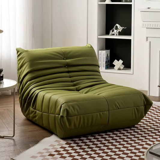 Caterpillar Sofa Simple Togo Casual Lazy Sofa Creative Furniture Nordic Tatami Single Sofa Recliner Celebrity Balcony