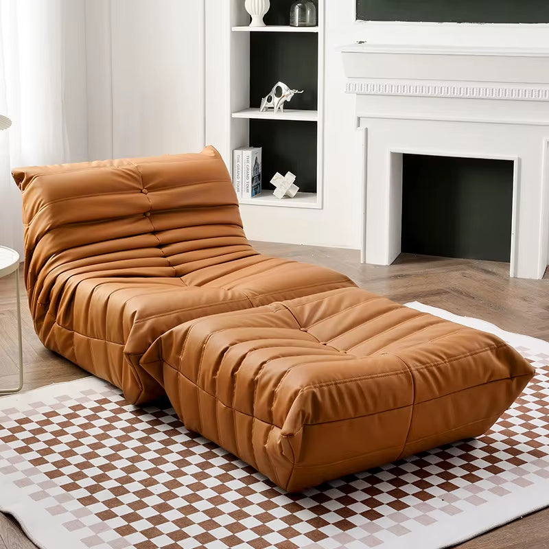 Caterpillar Sofa Simple Togo Casual Lazy Sofa Creative Furniture Nordic Tatami Single Sofa Recliner Celebrity Balcony