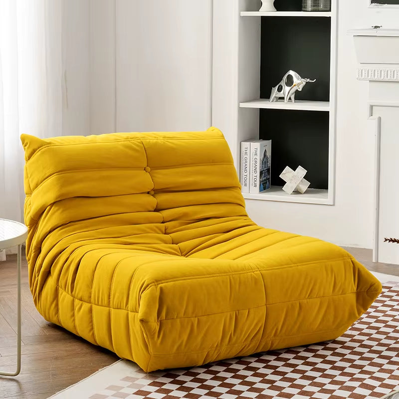 Caterpillar Sofa Simple Togo Casual Lazy Sofa Creative Furniture Nordic Tatami Single Sofa Recliner Celebrity Balcony