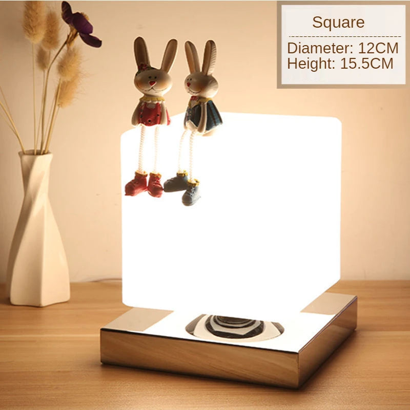 Modern Decorative LED Table Lamps for Bedroom and Living Room - Simple Glass Design for Home Study Lighting